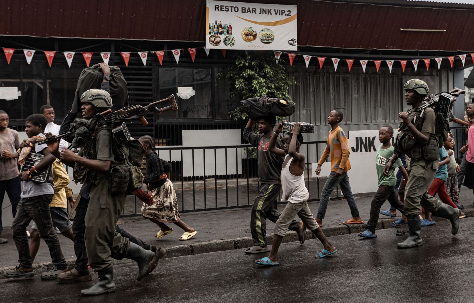 Violent fighting in the Congo East in Goma
